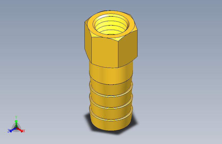 宝塔接头 2分X12mm 