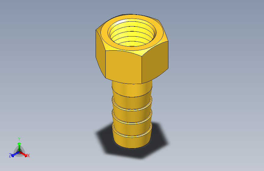 宝塔接头 3分X10mm