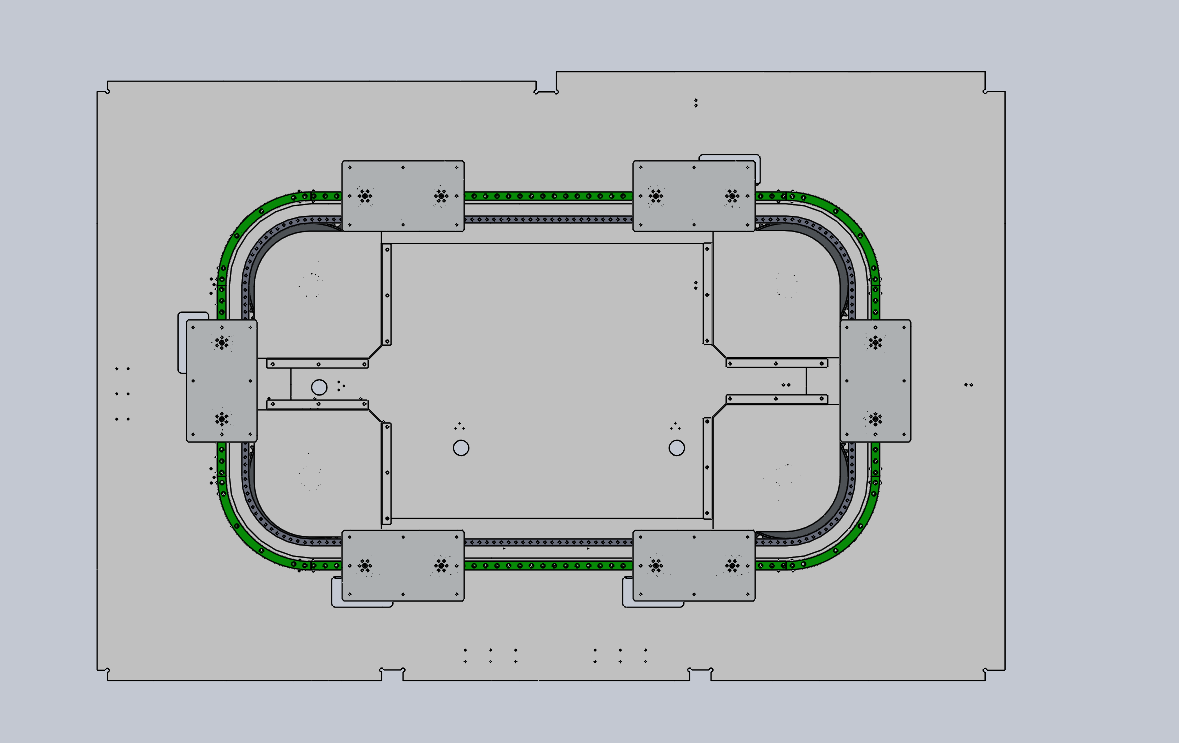 T23-468矩形链条环形导轨(大板)