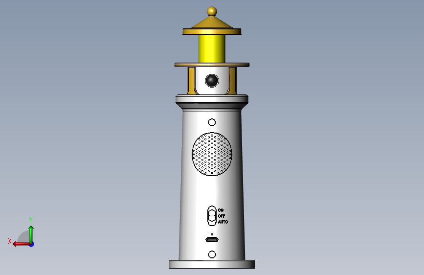 Лампа _ 灯 (1) 背面视图