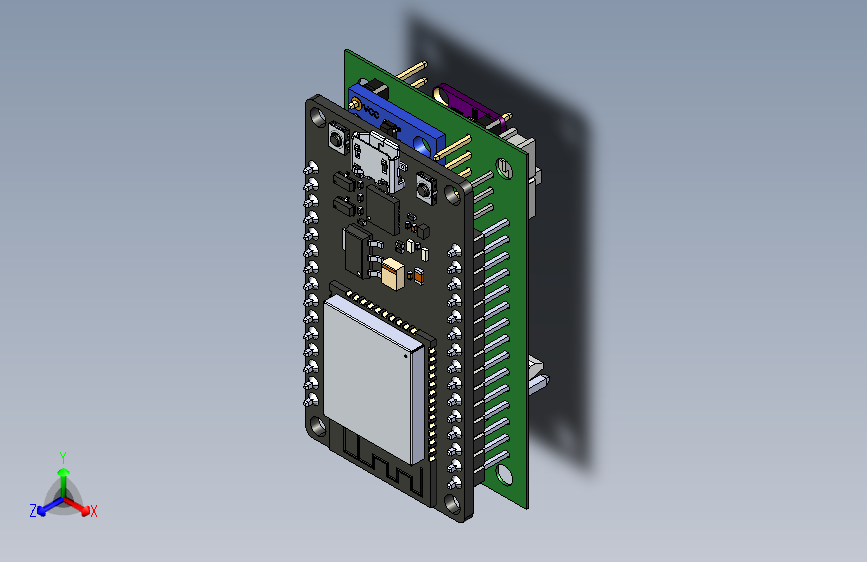 ESP32 30 针 + MPU9260+MAX301002 + JST + 滑动开关