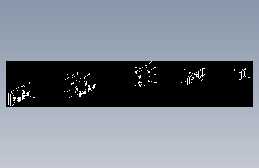 高适应性LED显示模组_AutoCAD 2010_模型图纸下载 – 懒石网