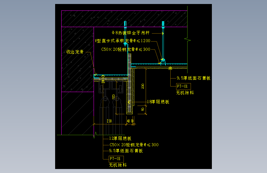 窗帘盒节点