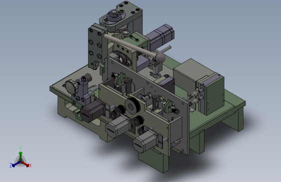 电缆卷绕机总装配体