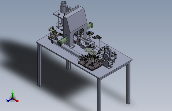 全自动线材包胶机装配体