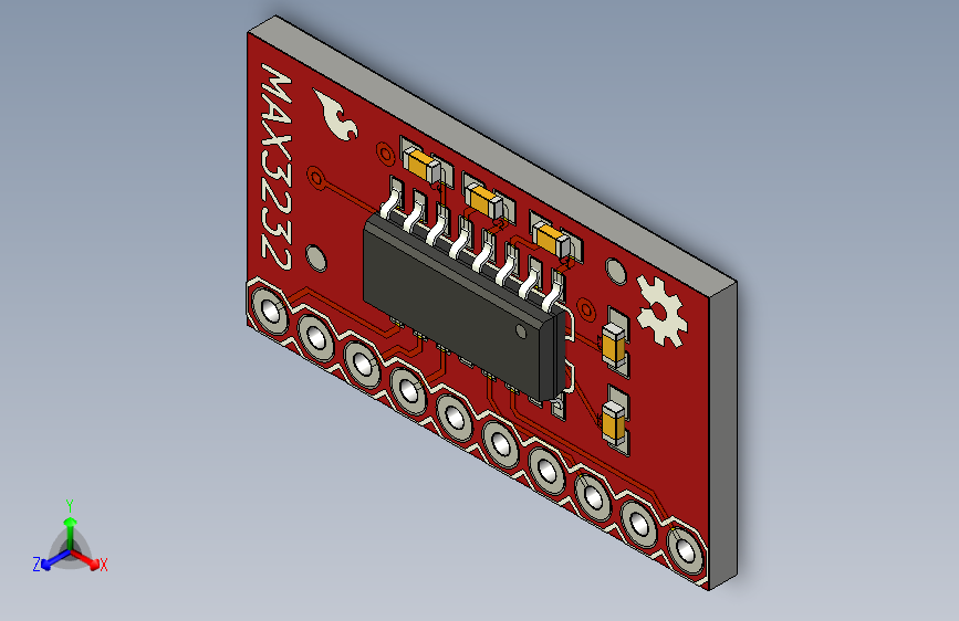Sparkfun MAX3232 模块 - RS232_TTL 收发器