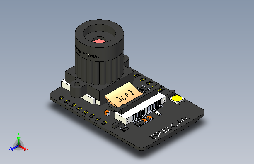 ESP32 CAM摄像头模组（OV5640传感器 + 镜头）