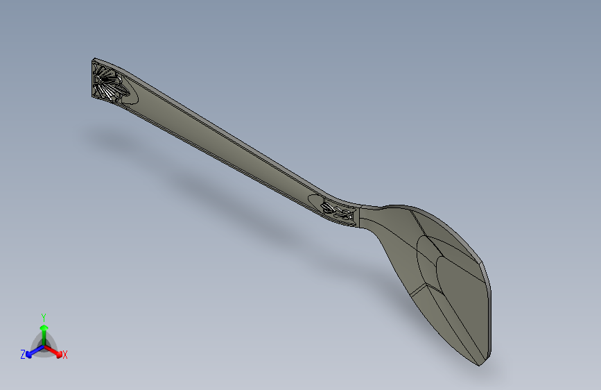 勺子汤勺fied-1 1 IGS CATIA