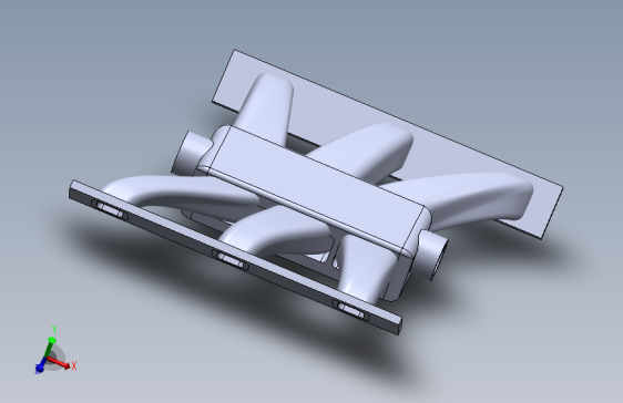 完整的V6 Engine SolidWorks型号包