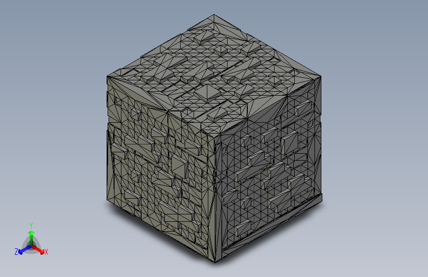 3D 我的世界 煤 璧形 铁 红石 岩石块
