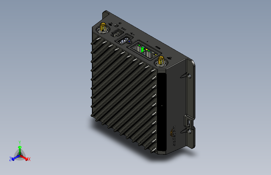 Cradlepoint R980 5G 路由器_STEP_模型图纸下载 – 懒石网