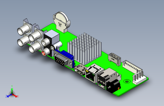 DVR 板 (PCB) 8004T-XMC