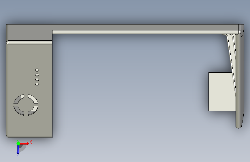 reTerminal 保护套 _ PMS5003 保护套 俯视图