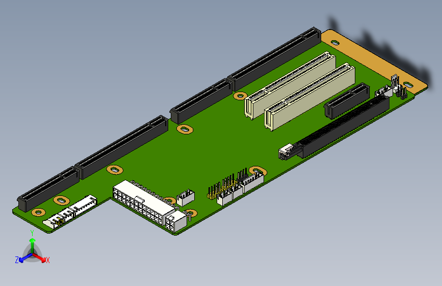SBC 背板 PCE-5B05-02A1E