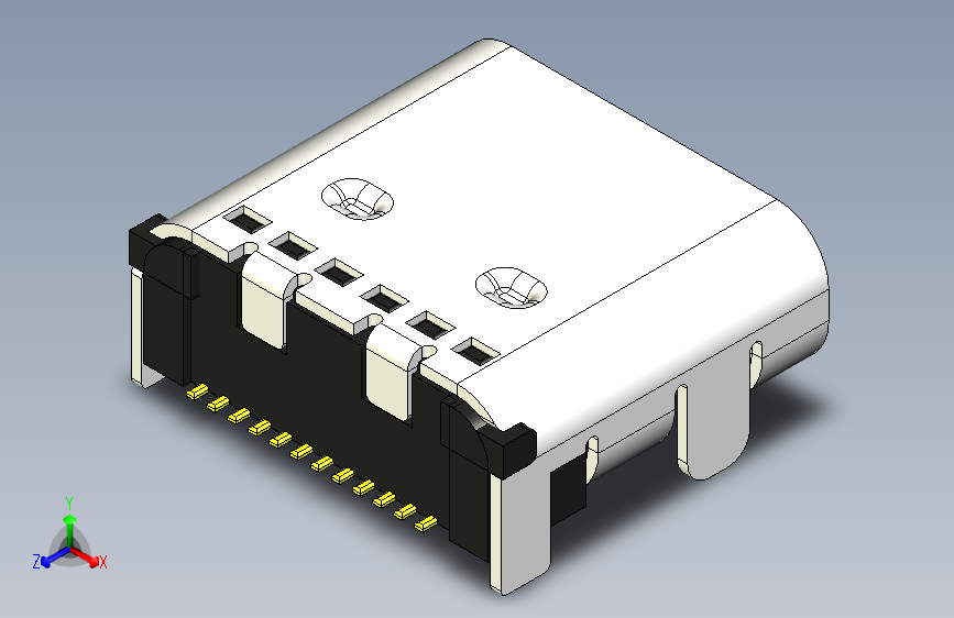 USB type C 表面贴装 24p