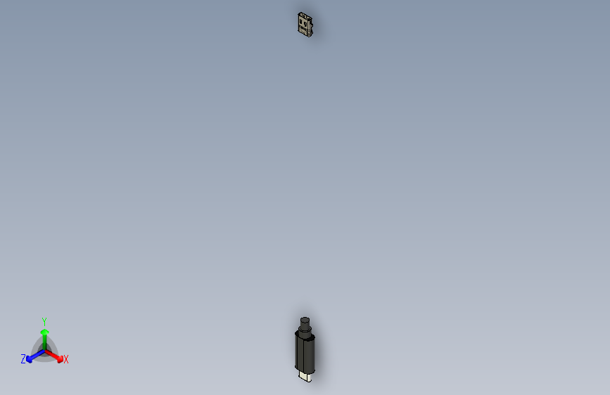 USB-C 延长线 0.6英尺