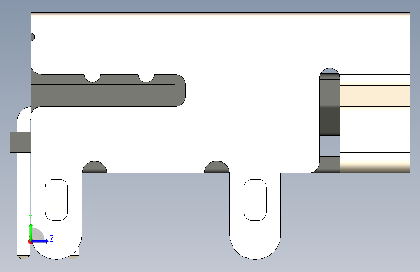 USB连接器,USB 2.0,直角5P母座Mini-B插口 - 920-462A2021D10102 左侧视图