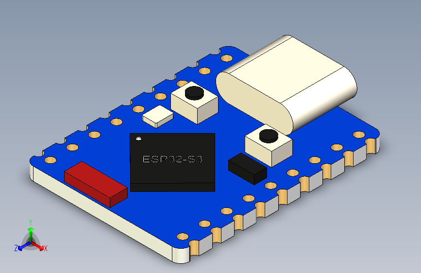 Waveshare的ESP32-S3 Zero板