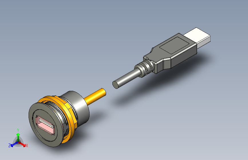 电缆 USB 22