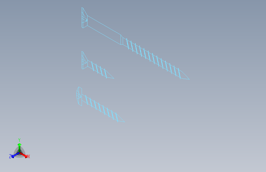 Autocad 2D 动态块 木螺钉