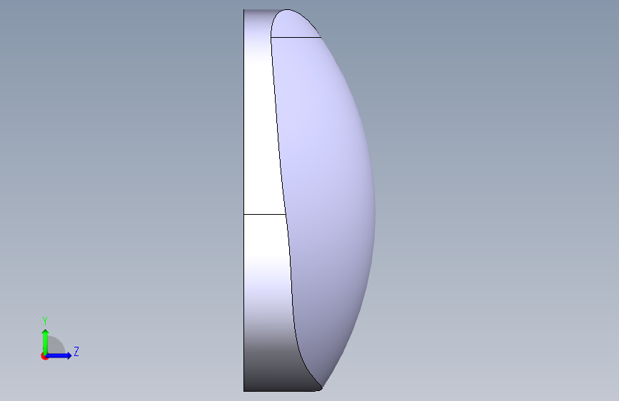 CAD-CAM 简化鼠标(带走式期末考试) 左侧视图