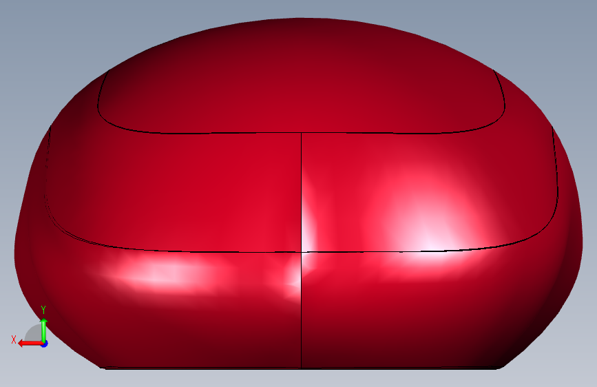 SOLIDWORKS - 鼠标设计 背面视图