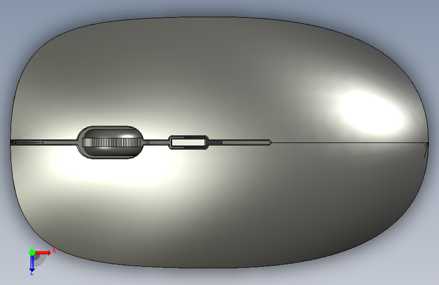 Solidworks 教程 #140 Solidworks 中的草图鼠标(高级曲面) 由 Solidworks Easy Design 俯视图