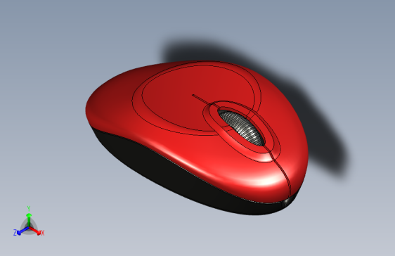 SolidWorks鼠标设计