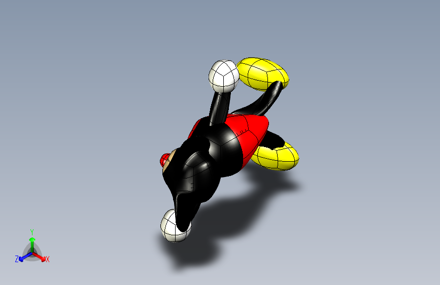 米老鼠（Catia V5 想象与塑造）