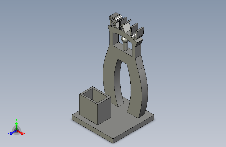木制原型的3D模型