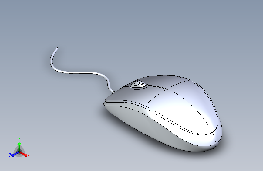鼠标 CAD 模型