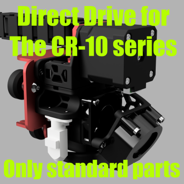 Klover Extruder V1.4 - Creality CR-10 CR10 MAX direct drive extruder