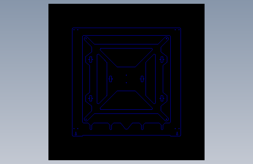 MIST-MGPRi3RW - 一个可激光切割的框架，用于Aldric Negrier的Mega Prusa i3 Rework（400x400x400mm信封）。亚克力和MDF版本。