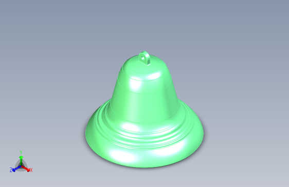 Studycadcam 3D CAD 练习 1085_铃声_钟声_Autodesk Inventor Pro