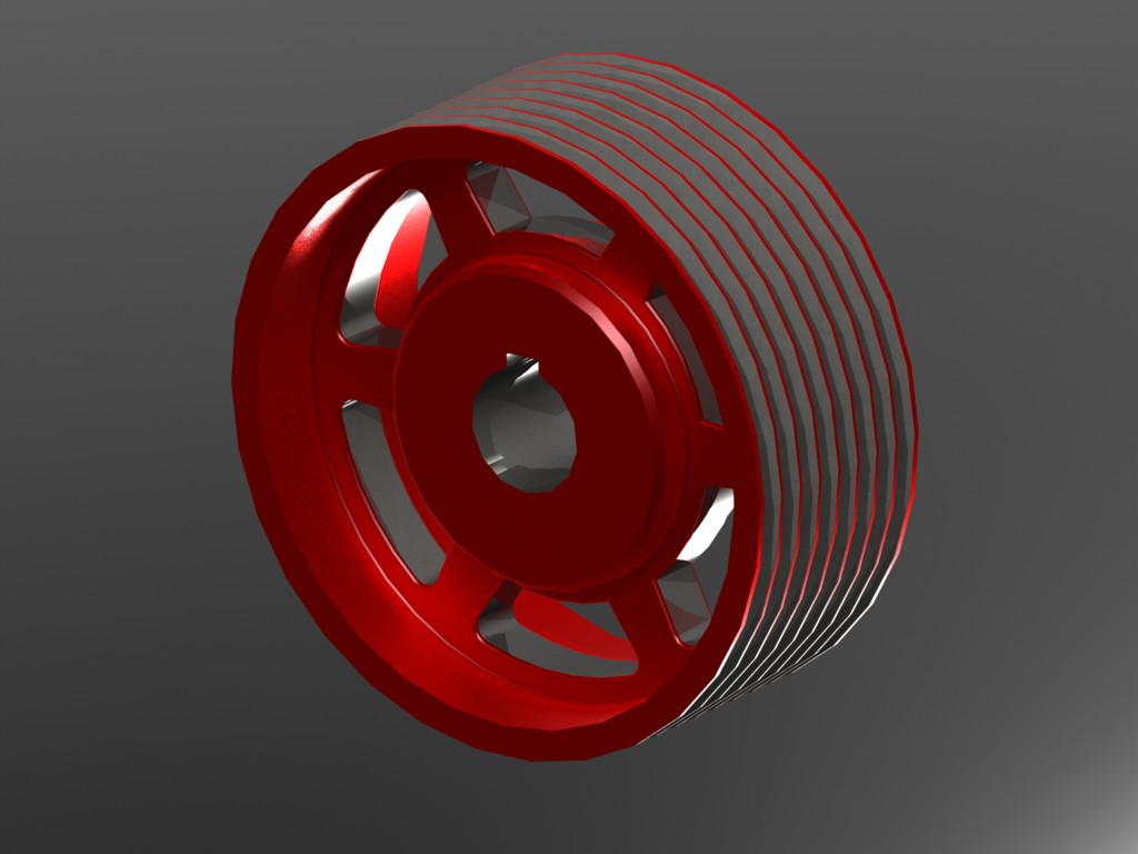 滑轮 (NX8.0, Inventor 2012)