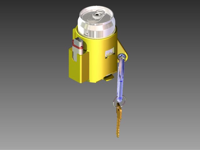 有用工具竞赛参赛作品：皮带夹杯架
