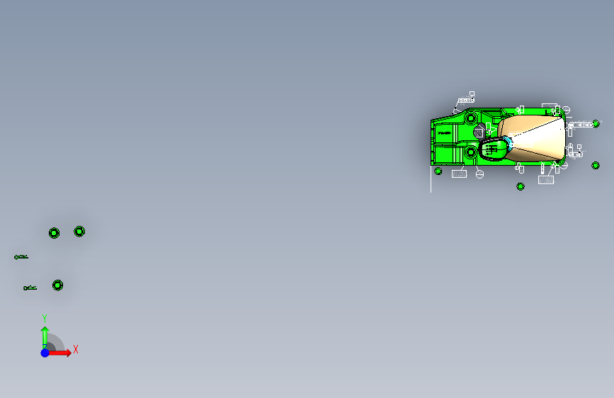 奇瑞-瑞虎8 -DPUB-1560000013-XXX-换挡操纵系统 正面视图