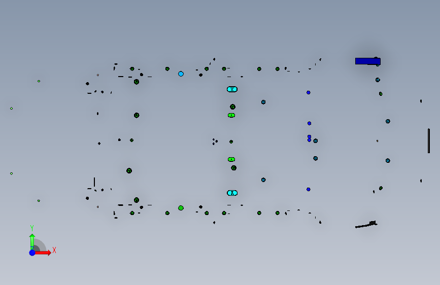奇瑞瑞虎8-车身组件-DPUB-5040000013-XAX_03-3DXML 正面视图