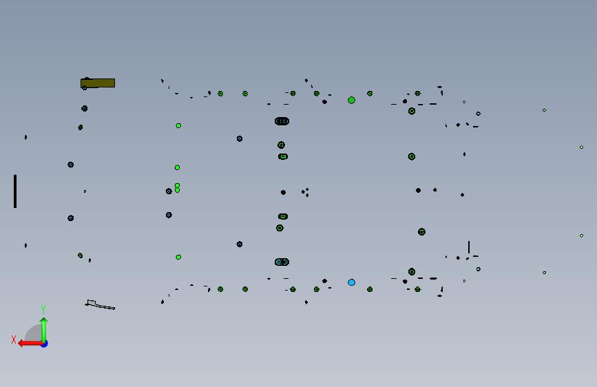 奇瑞瑞虎8-车身组件-DPUB-5040000013-XAX_03-3DXML 背面视图