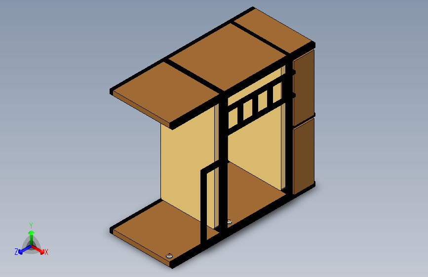 Bunk bed with pullout drawer