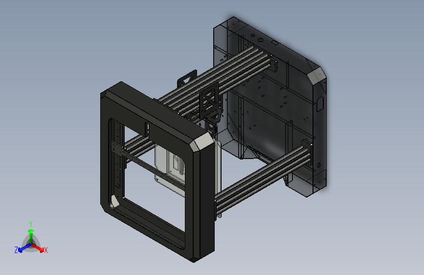 Ender 7 简单的 CAD 模型