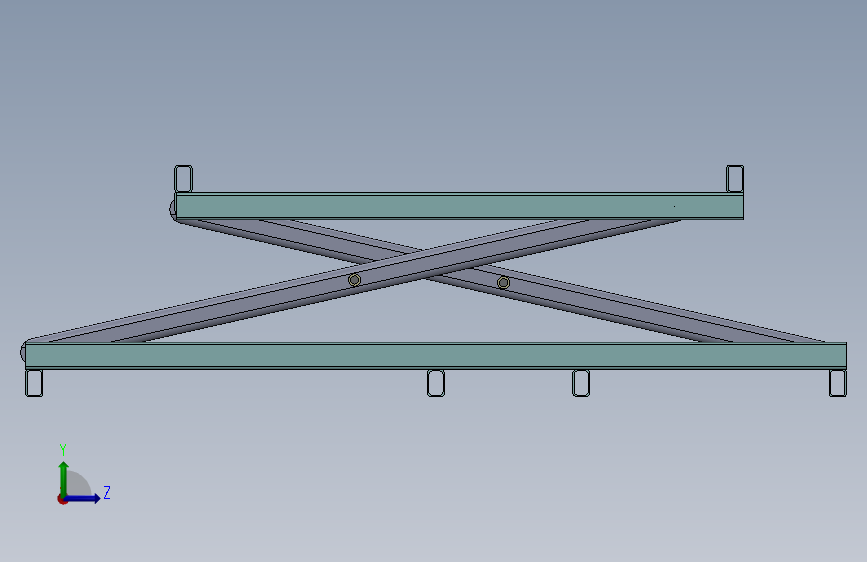 SCISSOR BED 左侧视图
