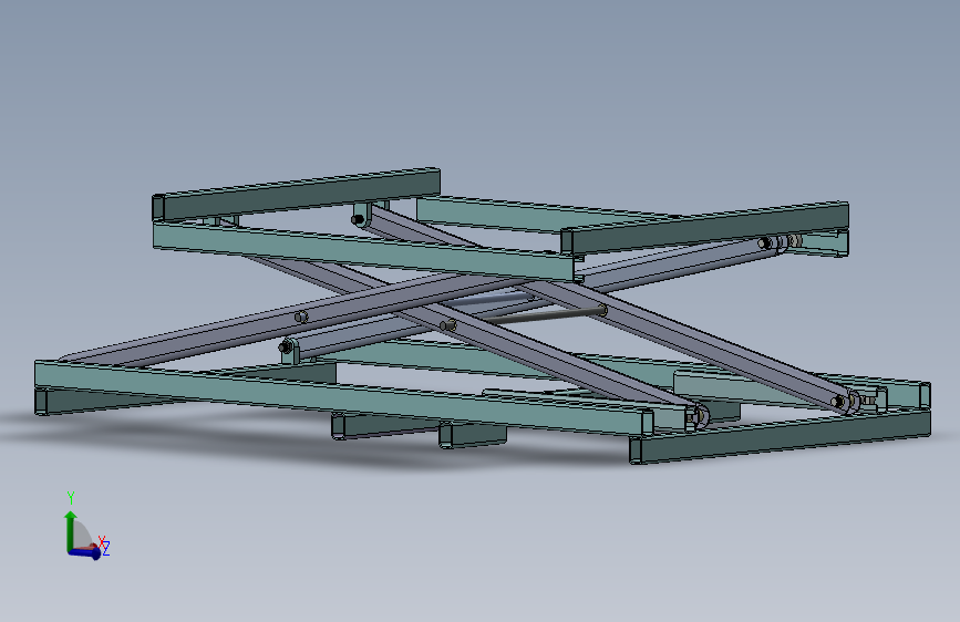 SCISSOR BED 主视图