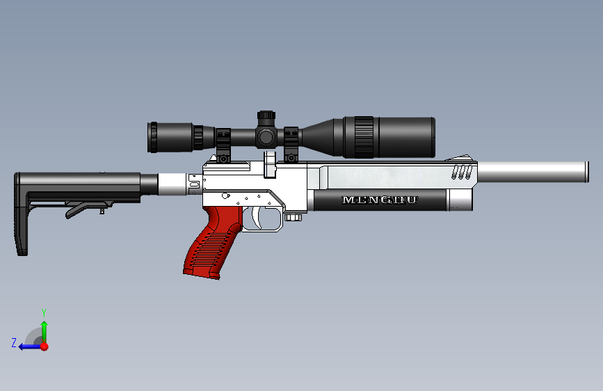 3D打印右侧拉猛虎PCP