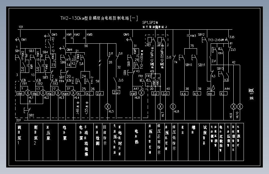 TH2-135KW自耦综合电柜