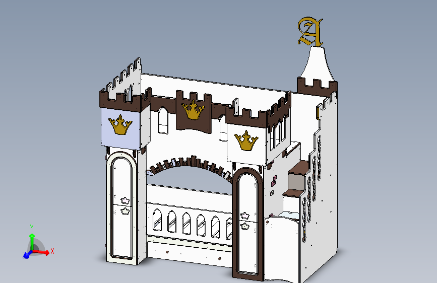 儿童床 _Princess Castle_ - 儿童床 _公主城堡_