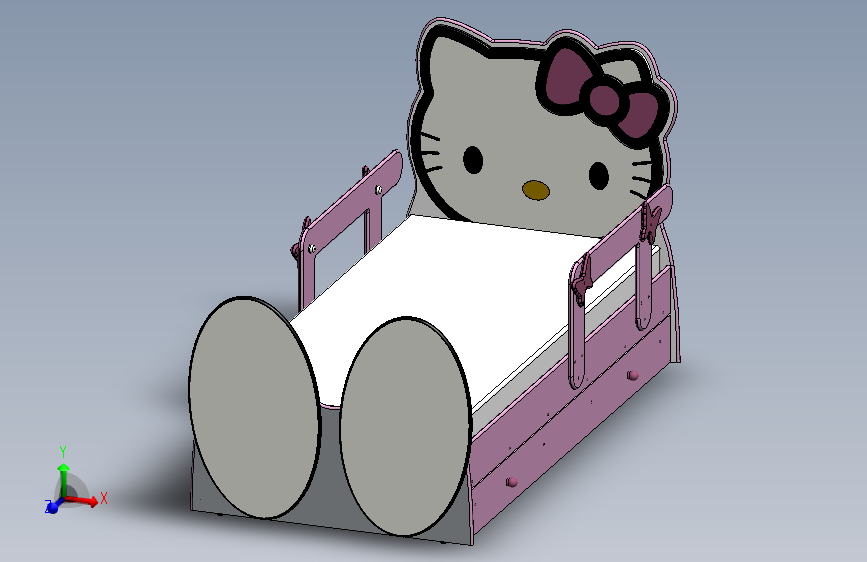 儿童床 'Kitty' - 儿童床 _Kitty_