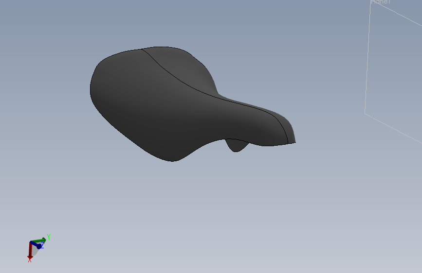 来自3D扫描云的长椅