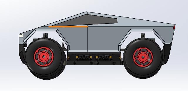 赛博朋克玩具车模型