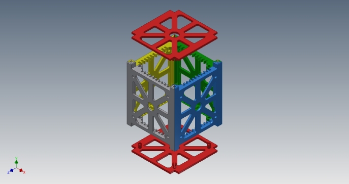 用于FDM 3D打印的单板立方星